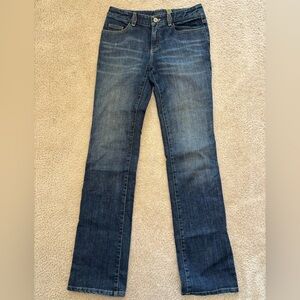 Elie Tahari Women's Boot Cut Jeans - Dark Blue